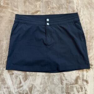 Prana Celesta Skort Black Skirt Women’s Size 12‎